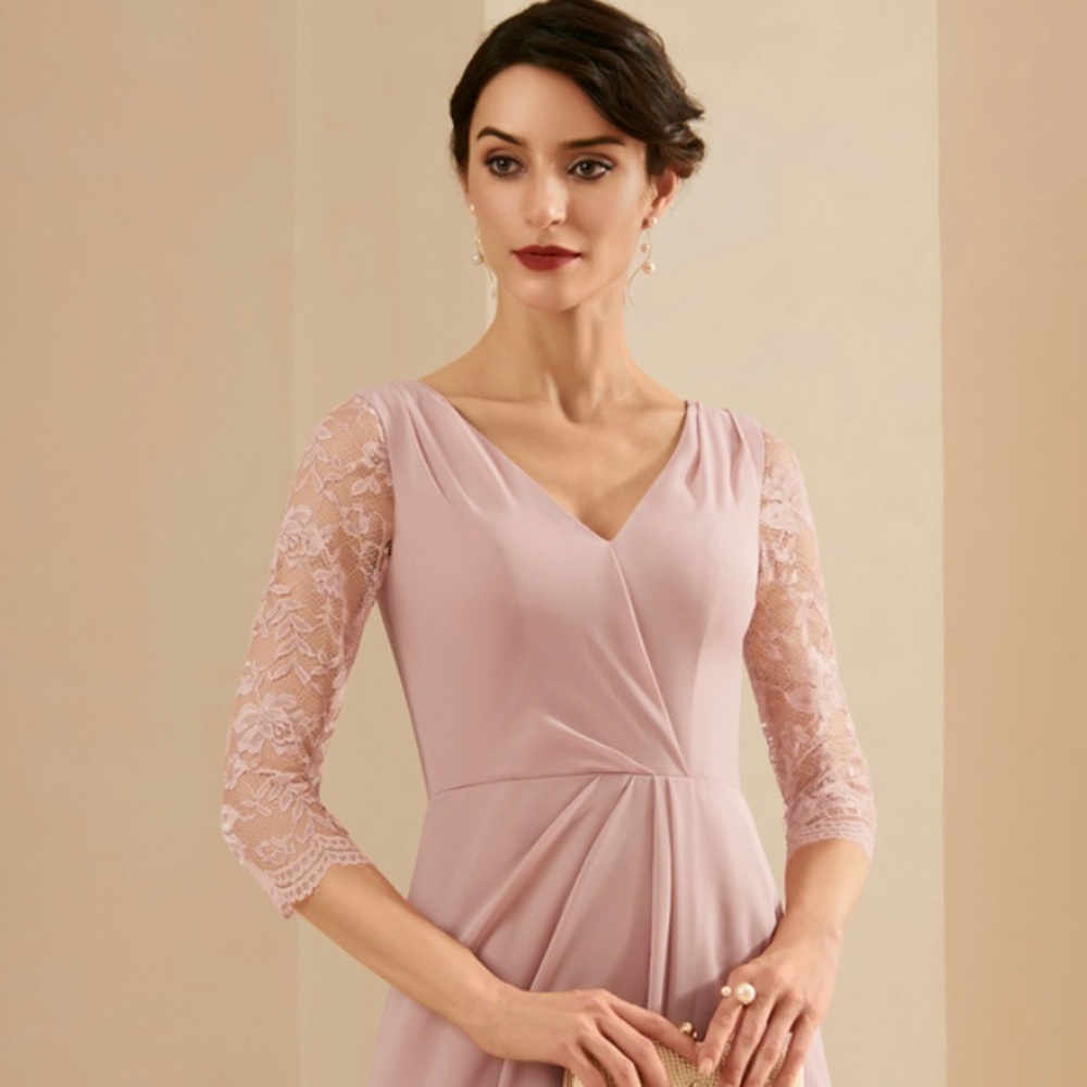 JJs House Plum Mother of the Bride Gown